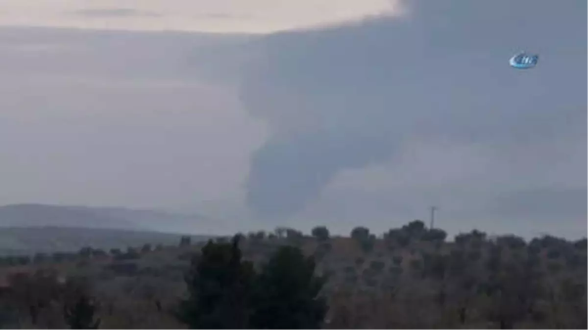 Zeytin Dalı Harekatının 5. Gününde Havadan ve Karadan Bombardıman Sürüyor