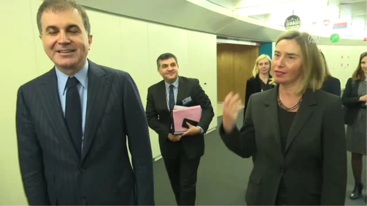 AB Bakanı Çelik, Federica Mogherini ile Görüştü - Brüksel