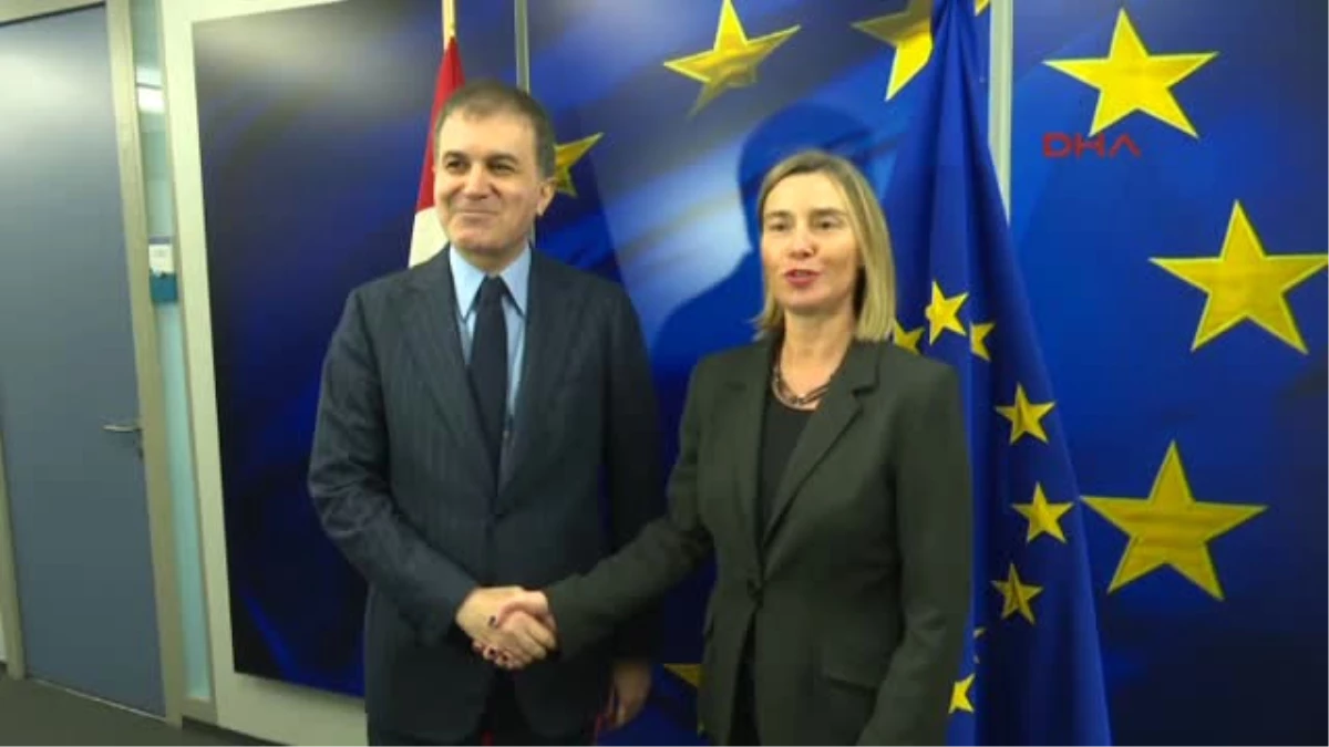 AB Bakanı Çelik Federica Mogherini ile Görüştü