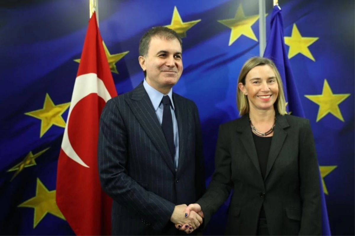 AB Bakanı Çelik, Mogherini ile Görüştü