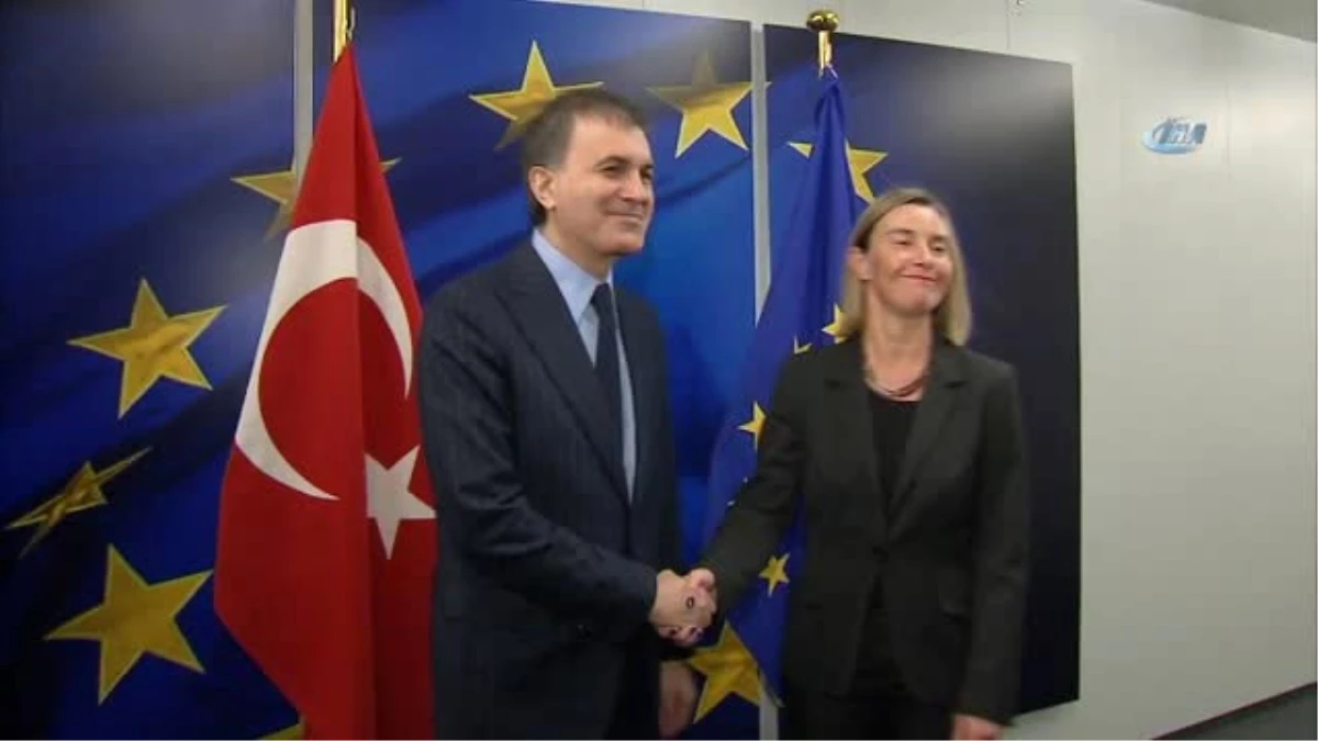 AB Bakanı Çelik, Mogherini ile Görüştü