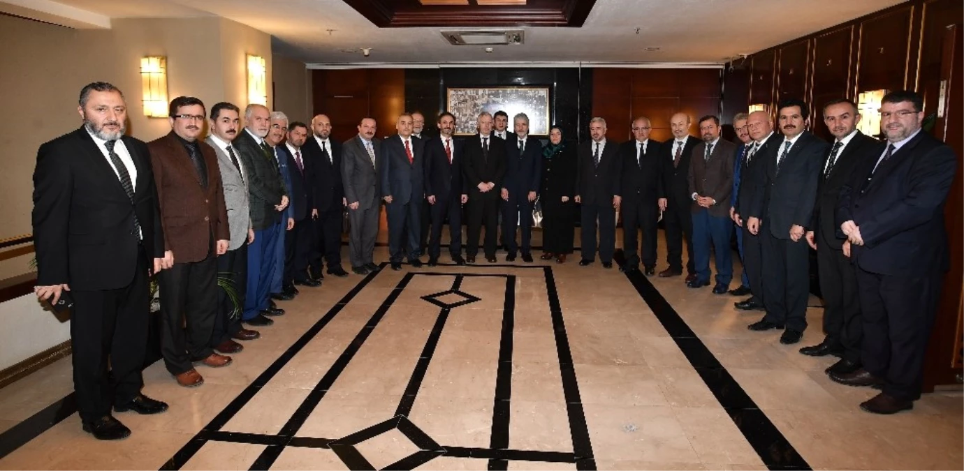 Ankara İl ve İlçe Müftülerinden Başkan Tuna\'ya Hayırlı Olsun Ziyareti