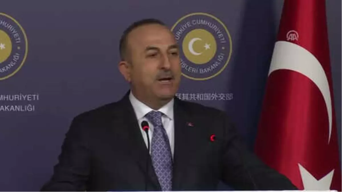 Çavuşoğlu: "Terör Örgütleri ile Beraber Mücadele Etmemiz Gerekiyor"