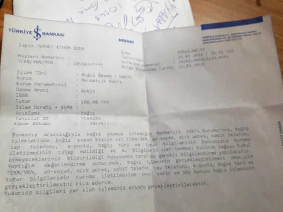 Küçük Turgut, Harçlığını Mehmetçik Vakfı\'na Bağışladı