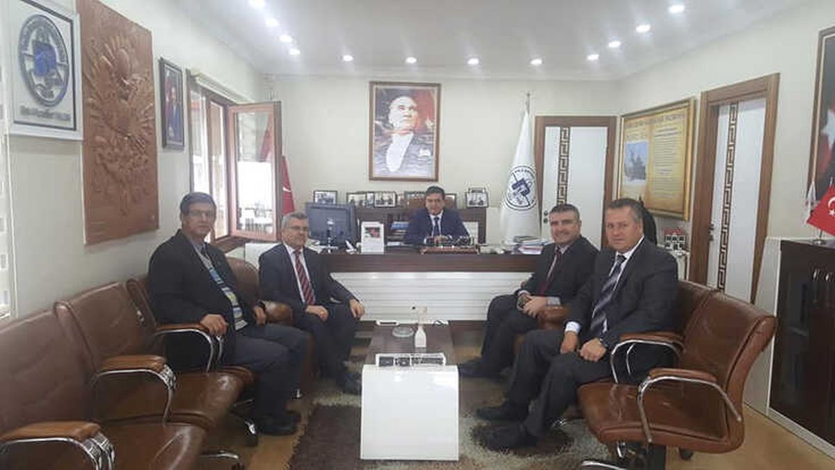 Başkan Yalçın\'a Ziyaretler Devam Ediyor
