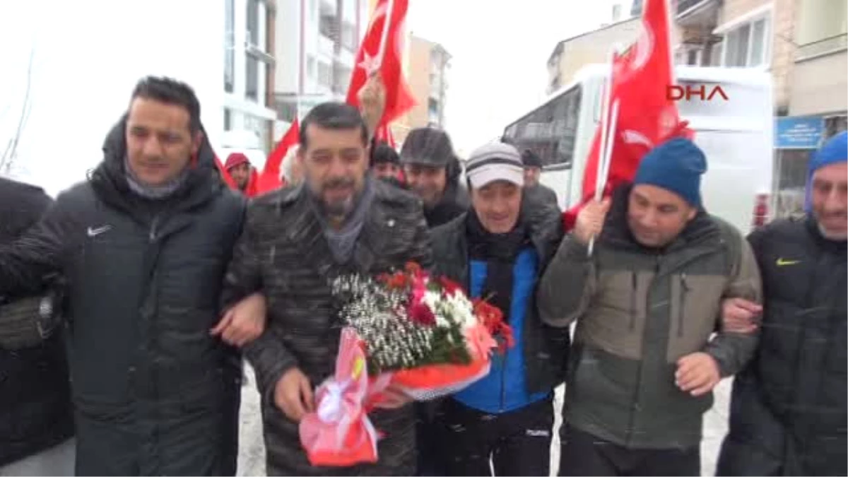 Nevşehir Boksörler ve Antrenörleri Afrin Operasyonuna Destek İçin Yürüdü