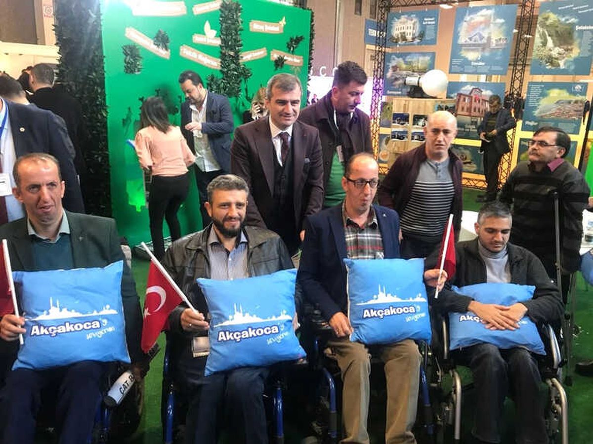 Akçakoca Standına Engellilerden Büyük İlgi