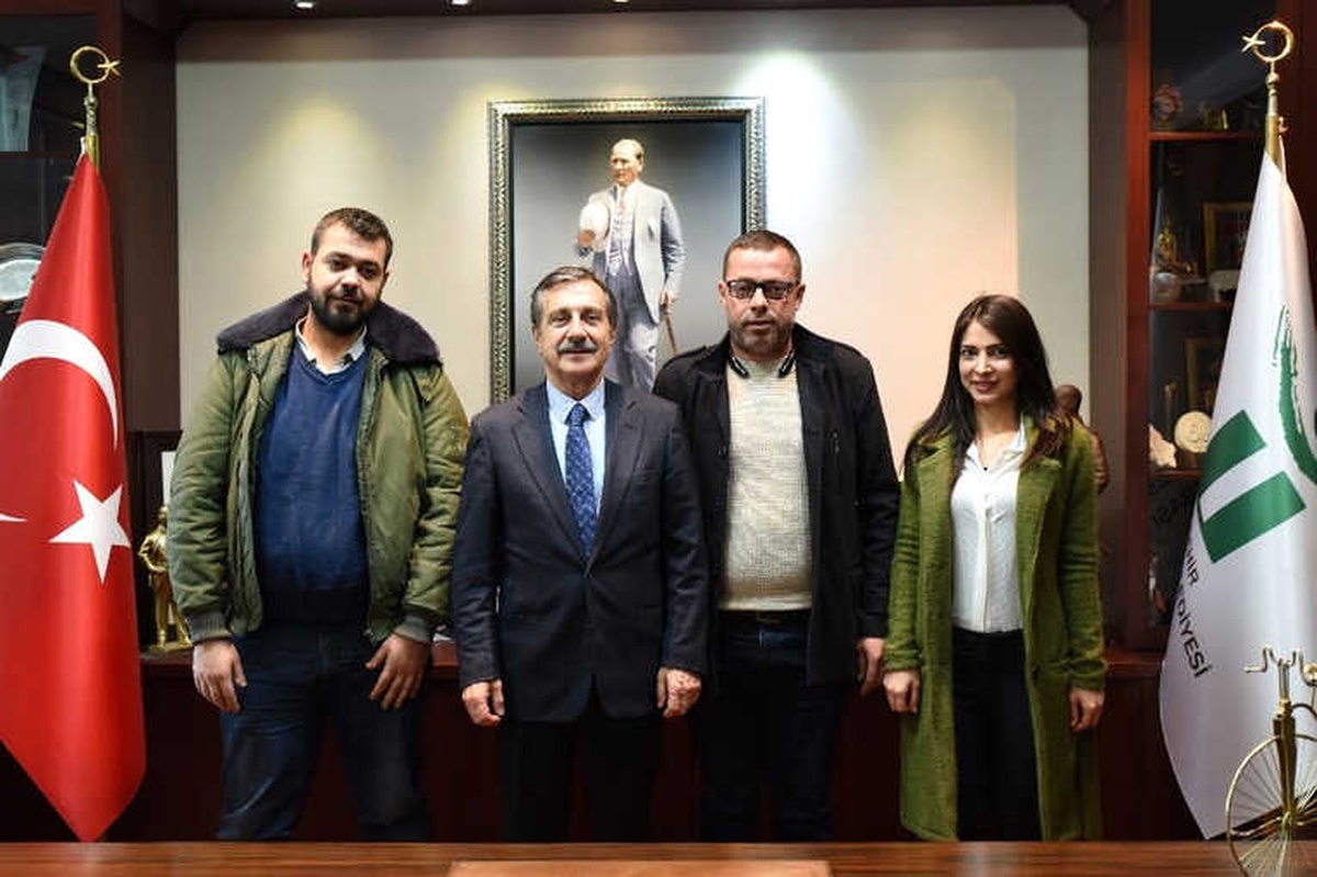 Filistin Temsilcisi Muhannes\'ten Ataç\'a Ziyaret