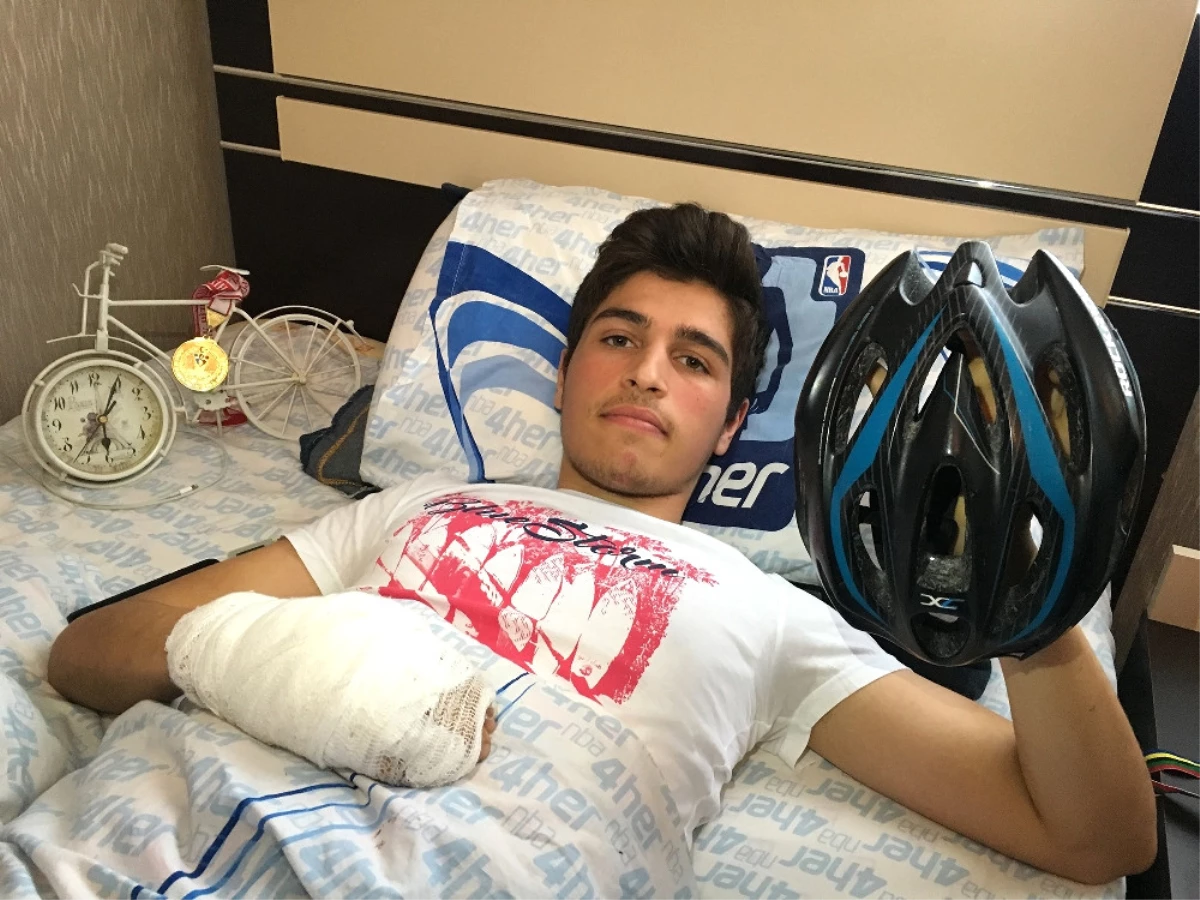 Milli Sporcuyu Kazadan Çok Sürücünün Kaçması Yaraladı