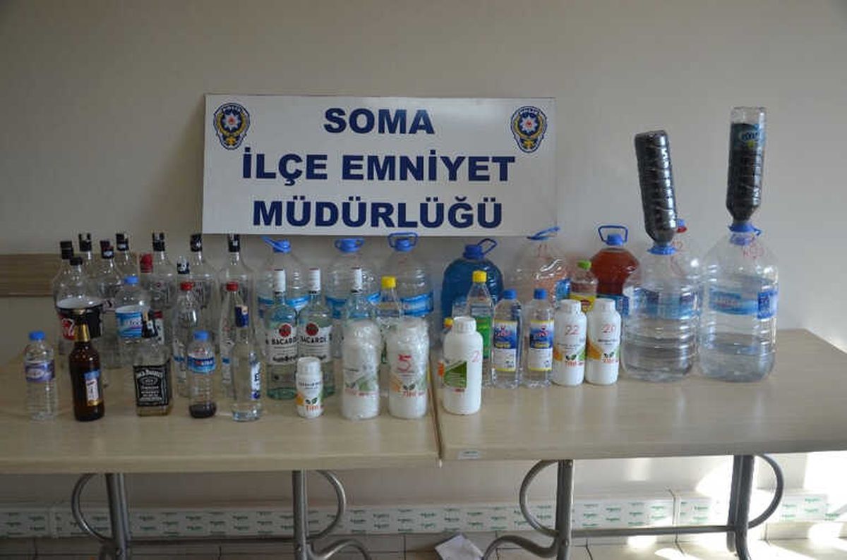 Sahte İçki Operasyonunda Dikkat Çeken Malzeme