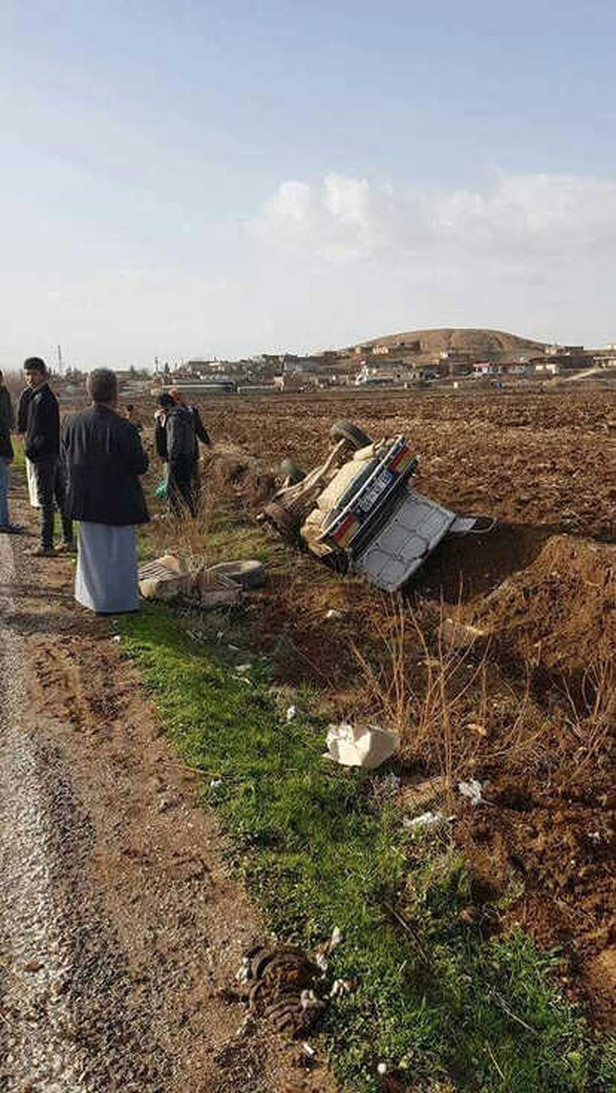 Şanlıurfa\'da Devrilen Otomobilin Sürücüsü Yaralandı