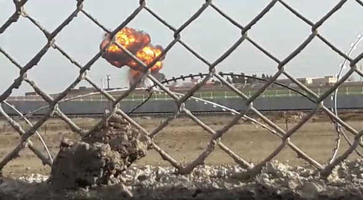 Sınırda Mevzi Kazan Teröristler Tank Atışıyla Vurulduğu Anlar
