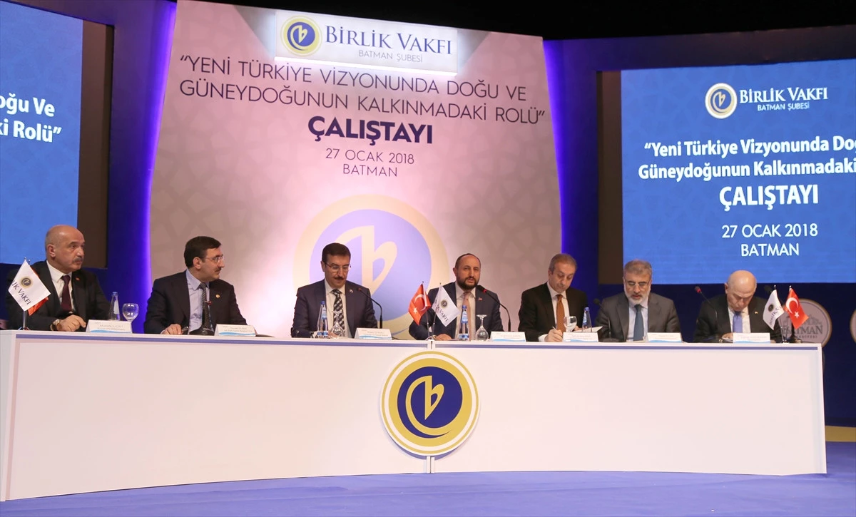 Yeni Türkiye Vizyonunda Doğu ve Güneydoğu\'nun Kalkınmadaki Rolü" Çalıştayı