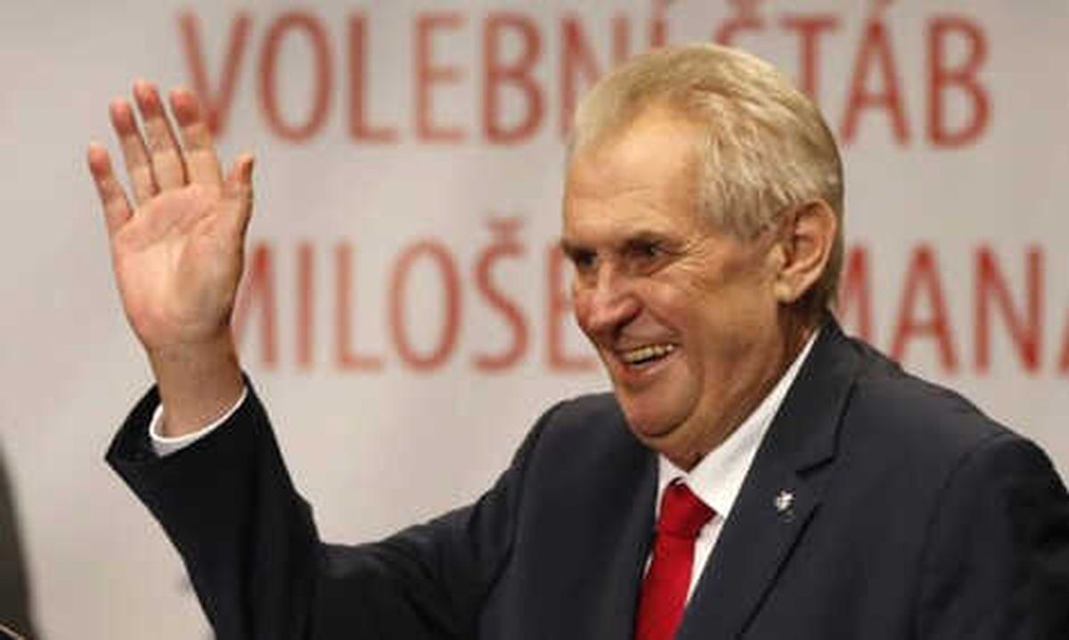 Çekya Cumhurbaşkanı Zeman, Yeniden Seçildi