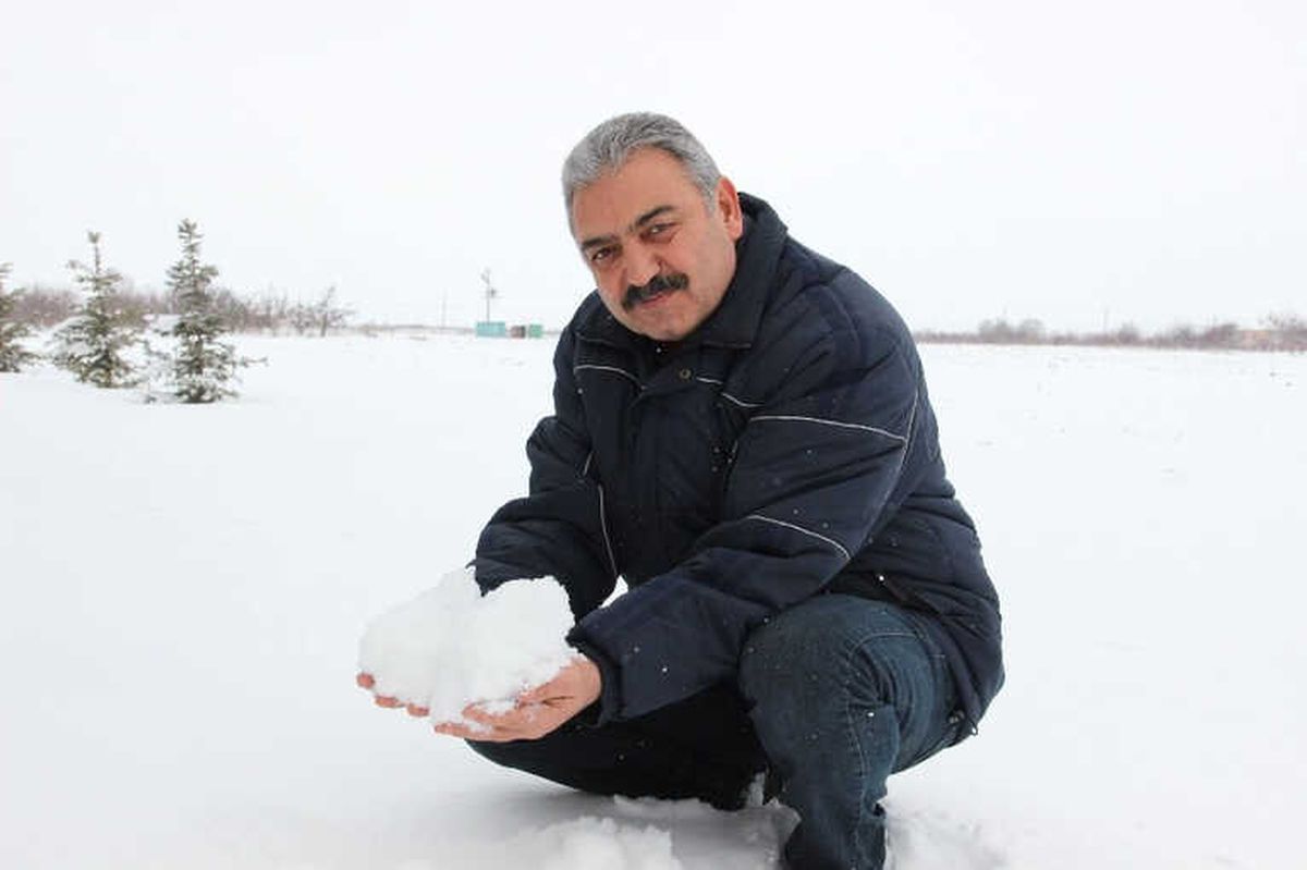 Karaman\'da Kar Yağışı Çiftçiyi Sevindirdi