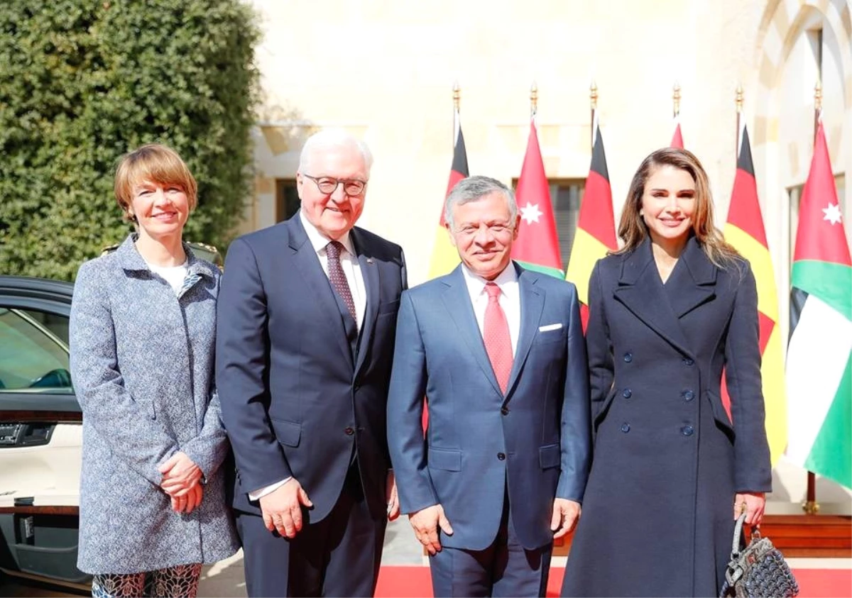 Ürdün Kralı Iı. Abdullah, Almanya Cumhurbaşkanı Steinmeier ile Bir Araya Geldi