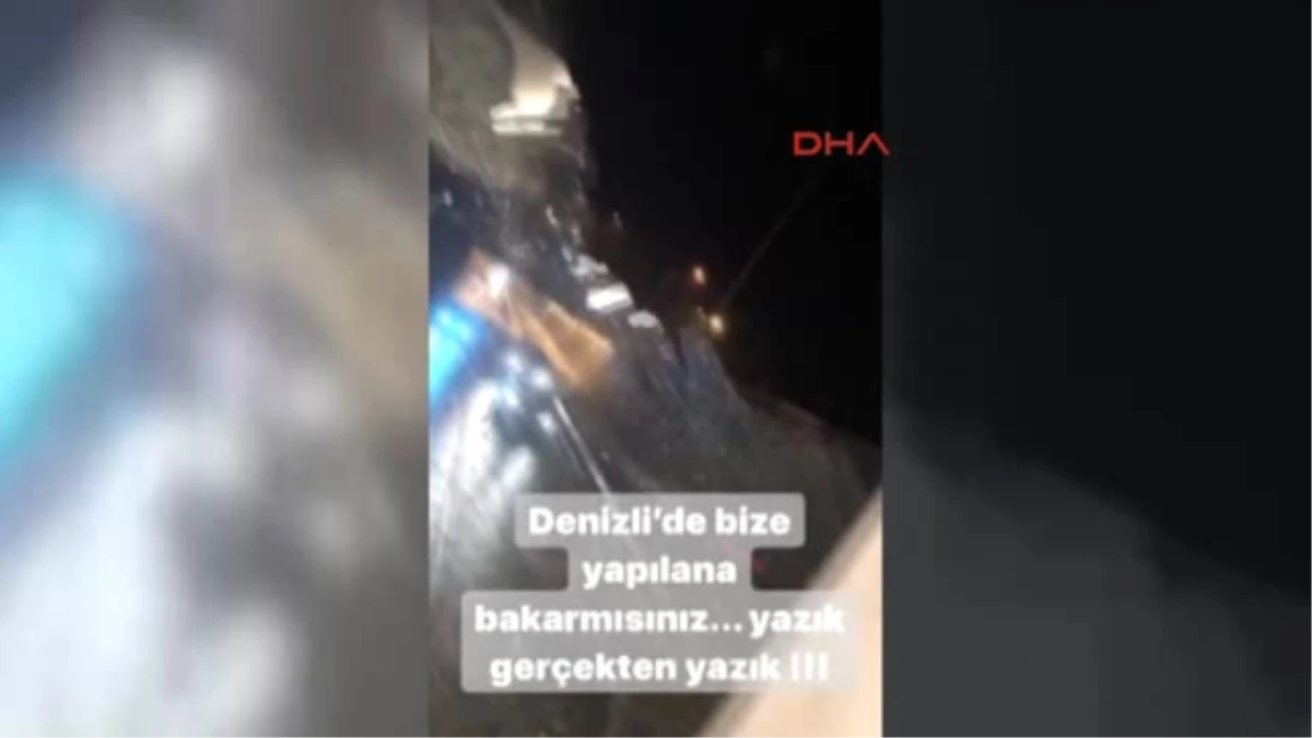 Antalyasporlu Oyuncuları Taşıyan Otobüse Taşlı Saldırı