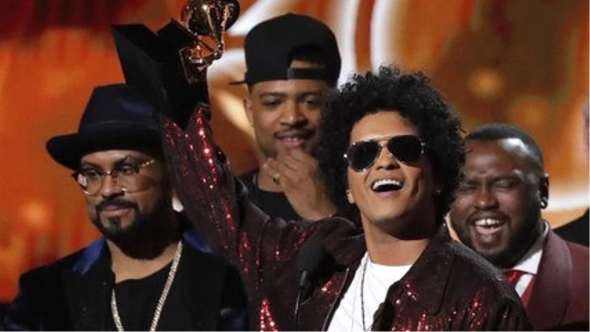 Bruno Mars 7 Ödülle Grammy Ödül Töreni\'ne Damga Vurdu