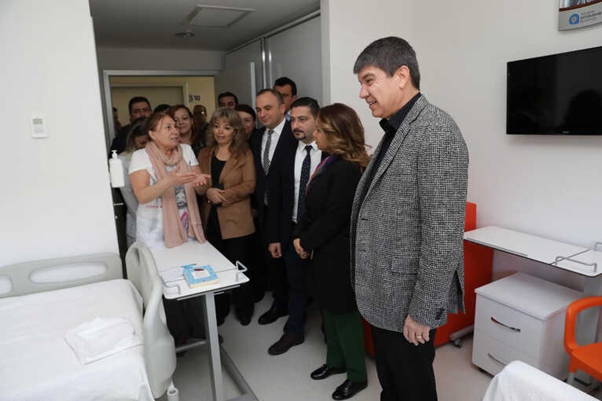 Enç, Palyatif Yatılı Bakım Merkezini Ziyaret Etti.