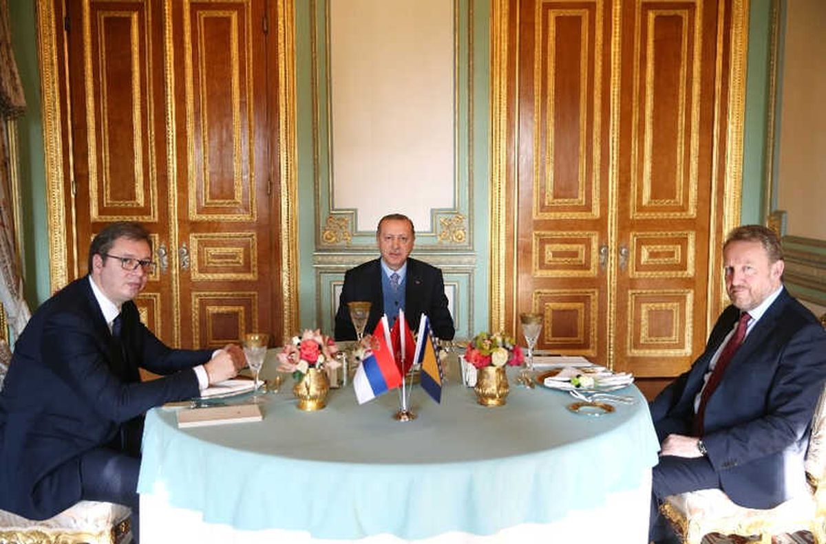 Erdoğan, Sırbistan Cumhurbaşkanı Vuçiç ile Öğle Yemeği Yedi