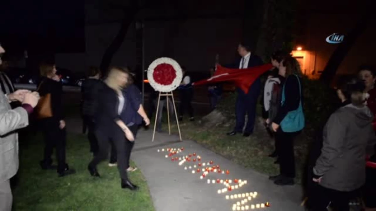 Ermeni Teröristlerin Şehit Ettiği Türk Diplomatlar Los Angeles\'ta Anıldı