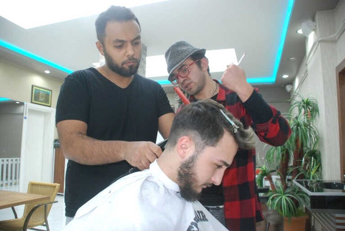 İran\'dan Tokat\'a Kuaför Olmak İçin Geldi