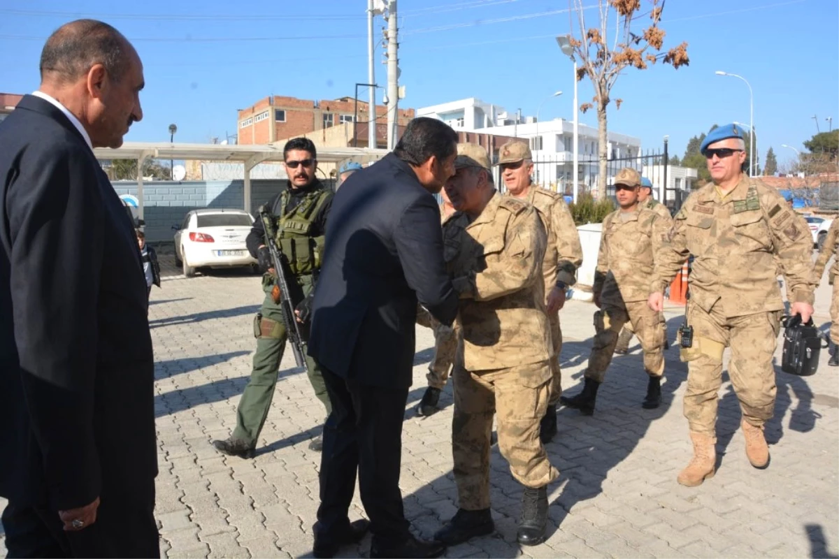 Jandarma Bölge Komutanı Tümgeneral Koç Suriye Sınırında