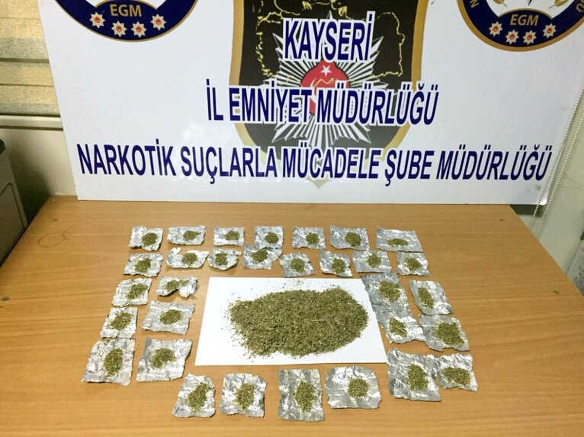 Kayseri\'de Uyuşturucu Operasyonu