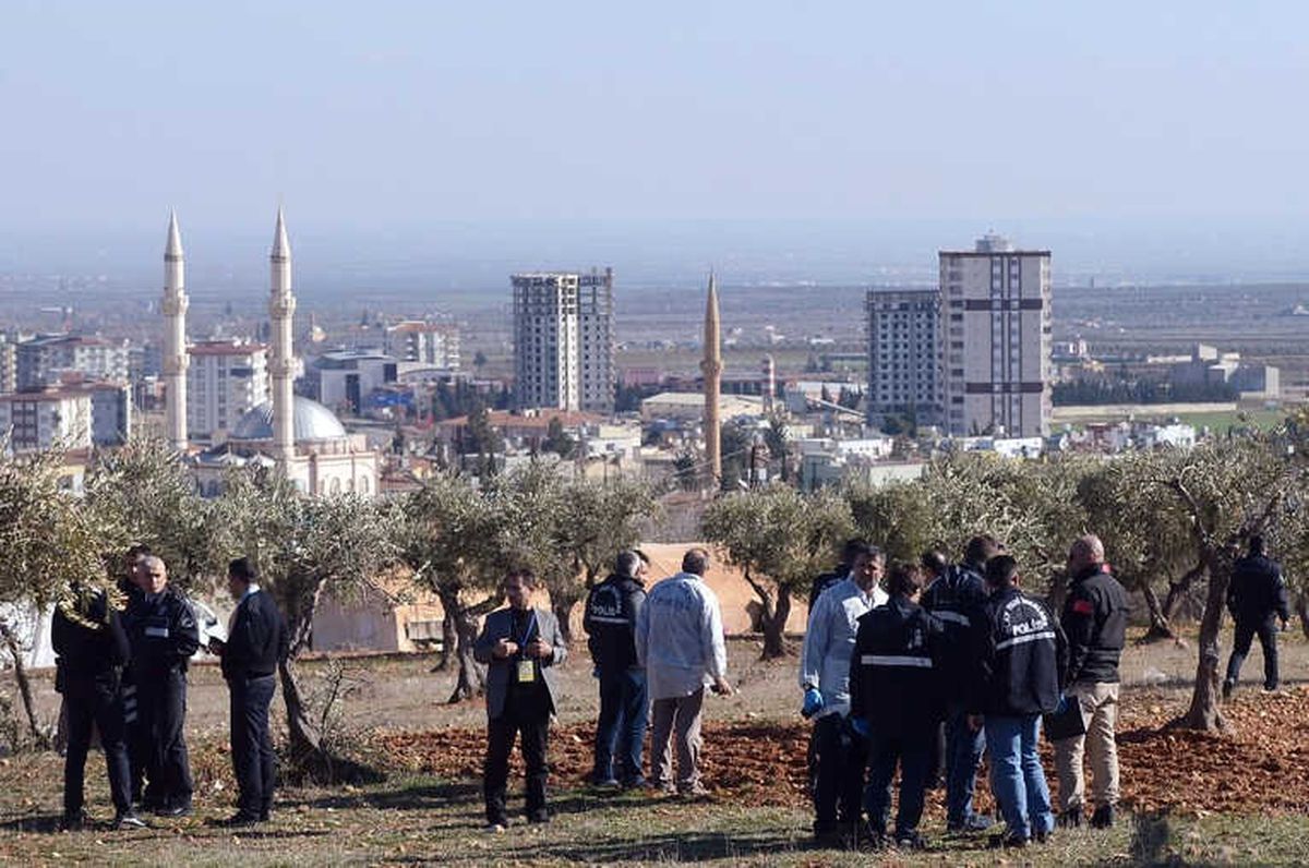 Kilis\'te Zeytin Bahçesine Roket Düştü