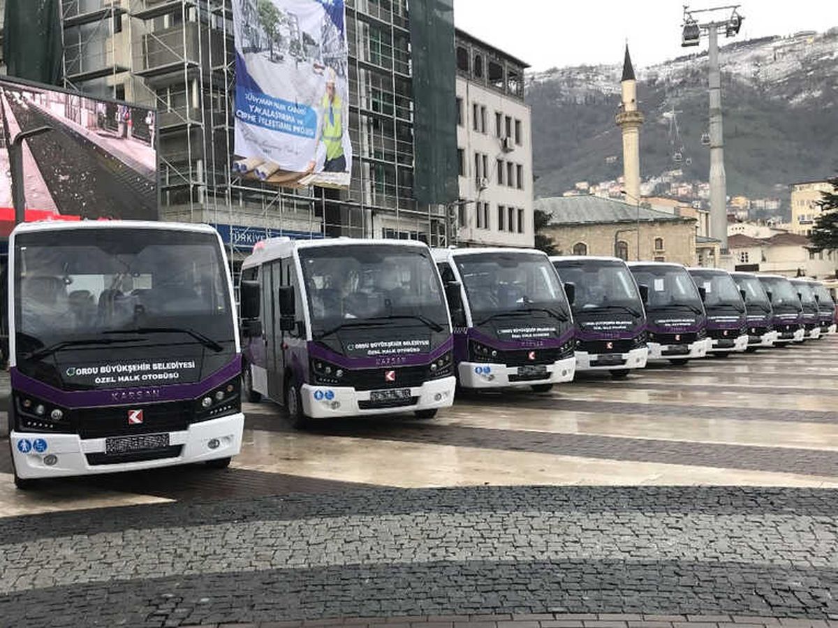 Ordu\'da Toplu Ulaşım Cuma Günü Başlıyor