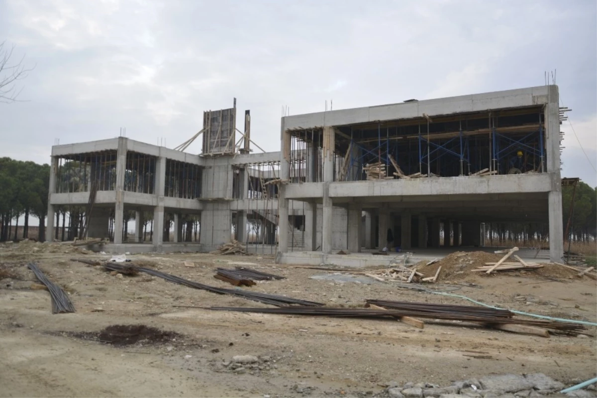 Paü Sarayköy Meslek Yüksekokulunun İnşaatı Hızla Devam Ediyor
