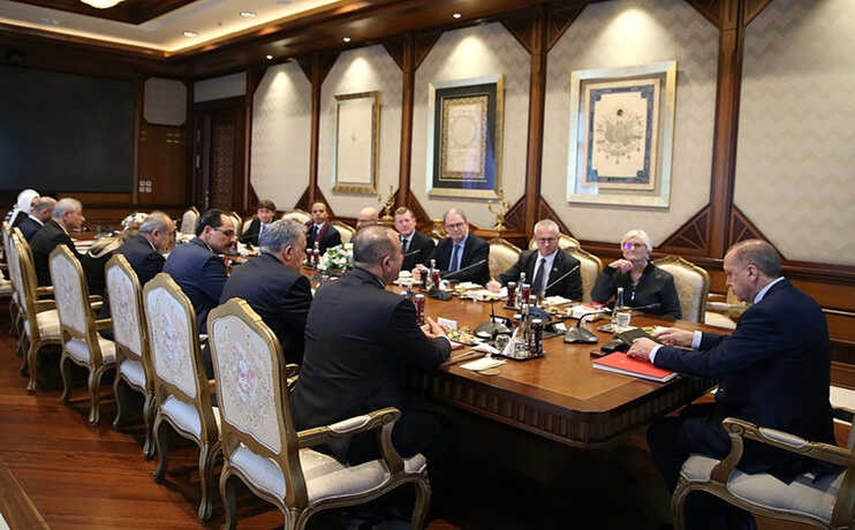 Erdoğan Lordlar Kamarası Heyetini Kabul Etti