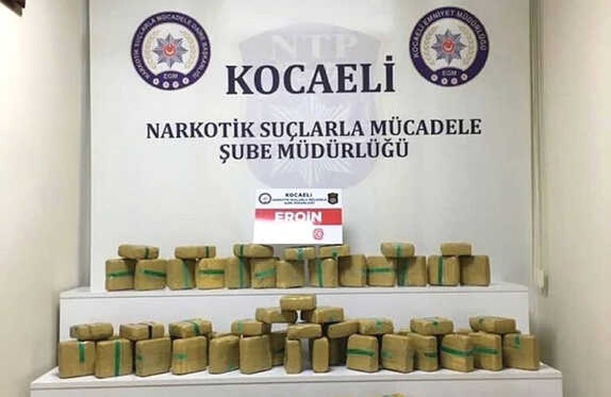 Kamyonda 56 Kilo Eroin Ele Geçirildi
