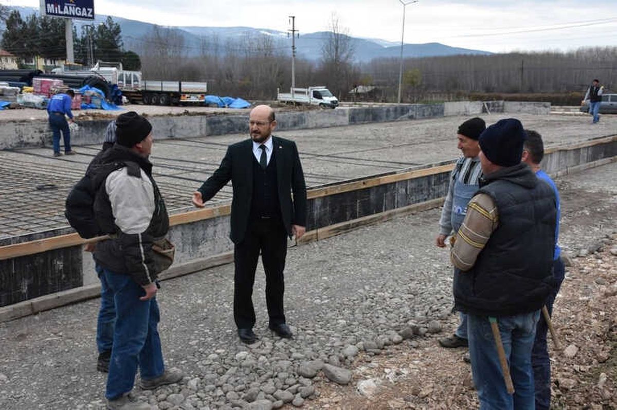 Niksar\'da Galericiler Sitesi İnşaatı Sürüyor