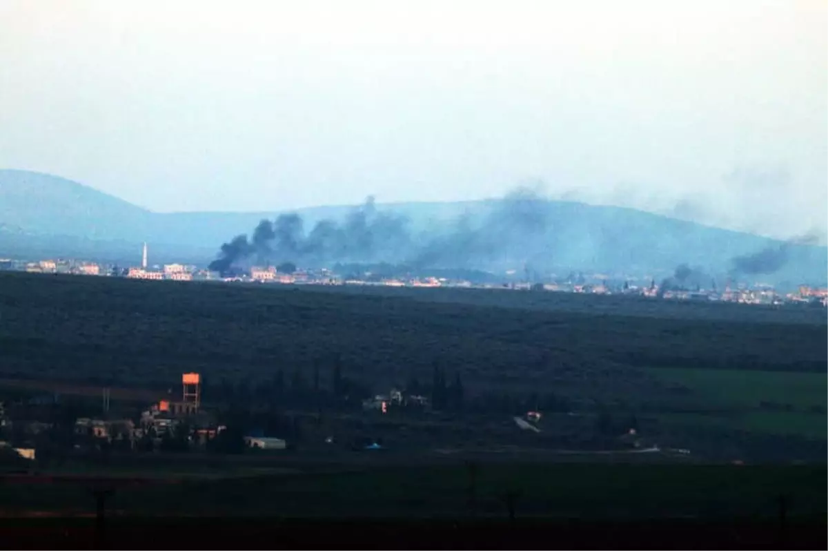 Teröristler, İHA\'ların Görüntü Almasını Engellemek İçin Lastik Yakıyor