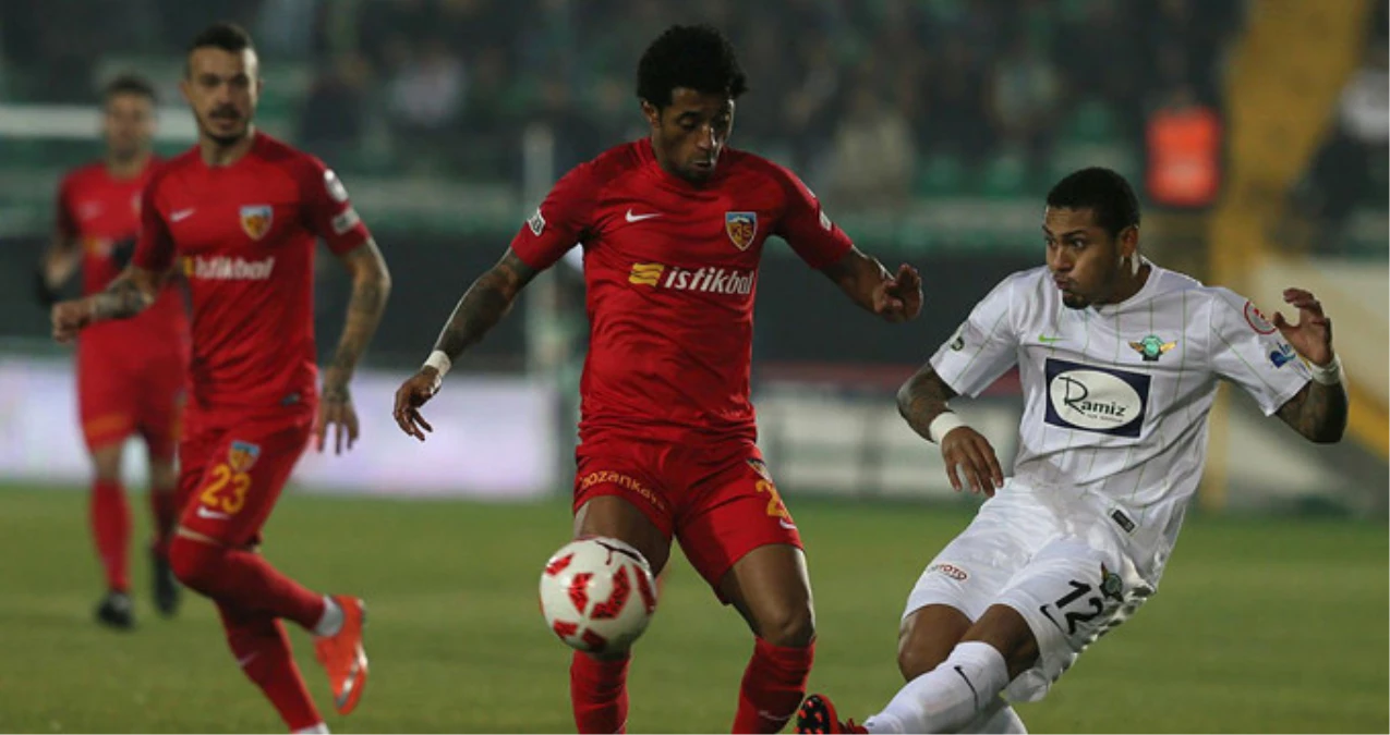 Akhisarspor Evinde Kayserispor\'u 1-0 Mağlup Etti