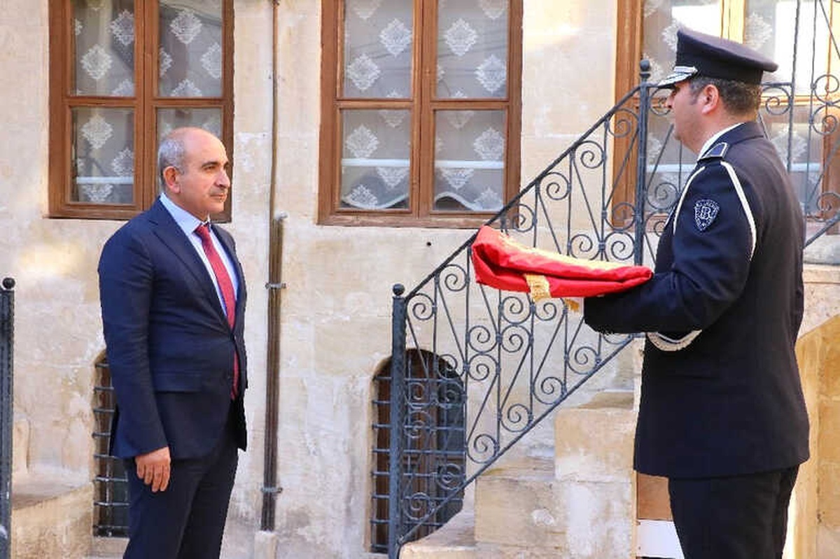 Çanakkale\'de Destan Yazan 57\'nci Alay\'ın Sancağı Afrin\'deki Mehmetçiğe Teslim Edildi