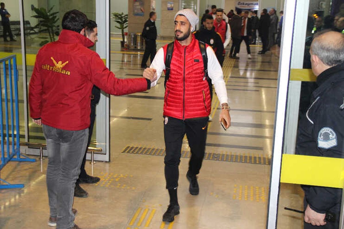 Galatasaray Kafilesi Konya\'ya Geldi