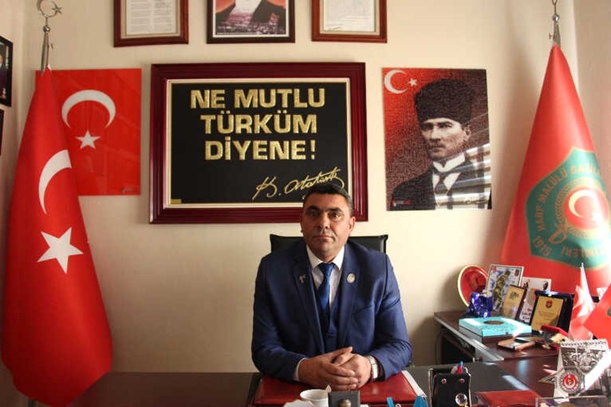 Gaziler, Şehit, Dul ve Yetimler Derneği\'nden Zeytin Dalı Harekatı\'na Destek