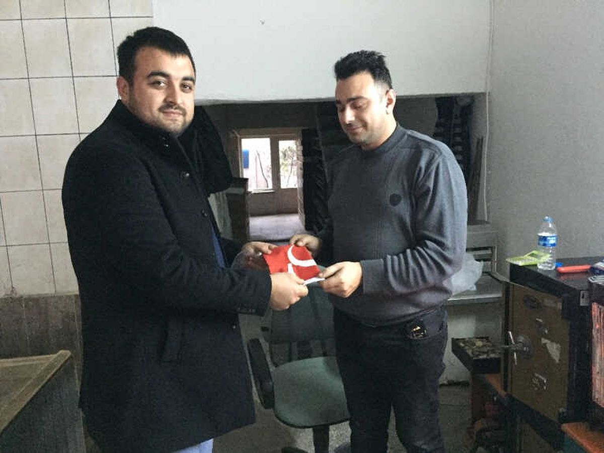Kargı Ülkü Ocakları\'ndan Afrin Harekatına Bayraklı Destek