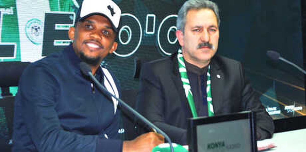 Konyaspor, Sammuel Eto\'o ile 2,5 Yıllık Sözleşme İmzaladı