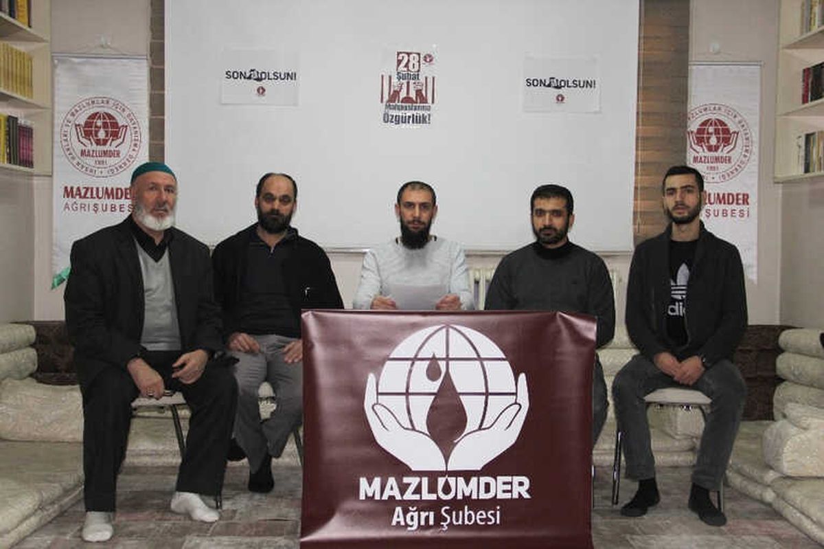 Mazlumder Ağrı Şubesi\'nden 28 Şubat Proestosu