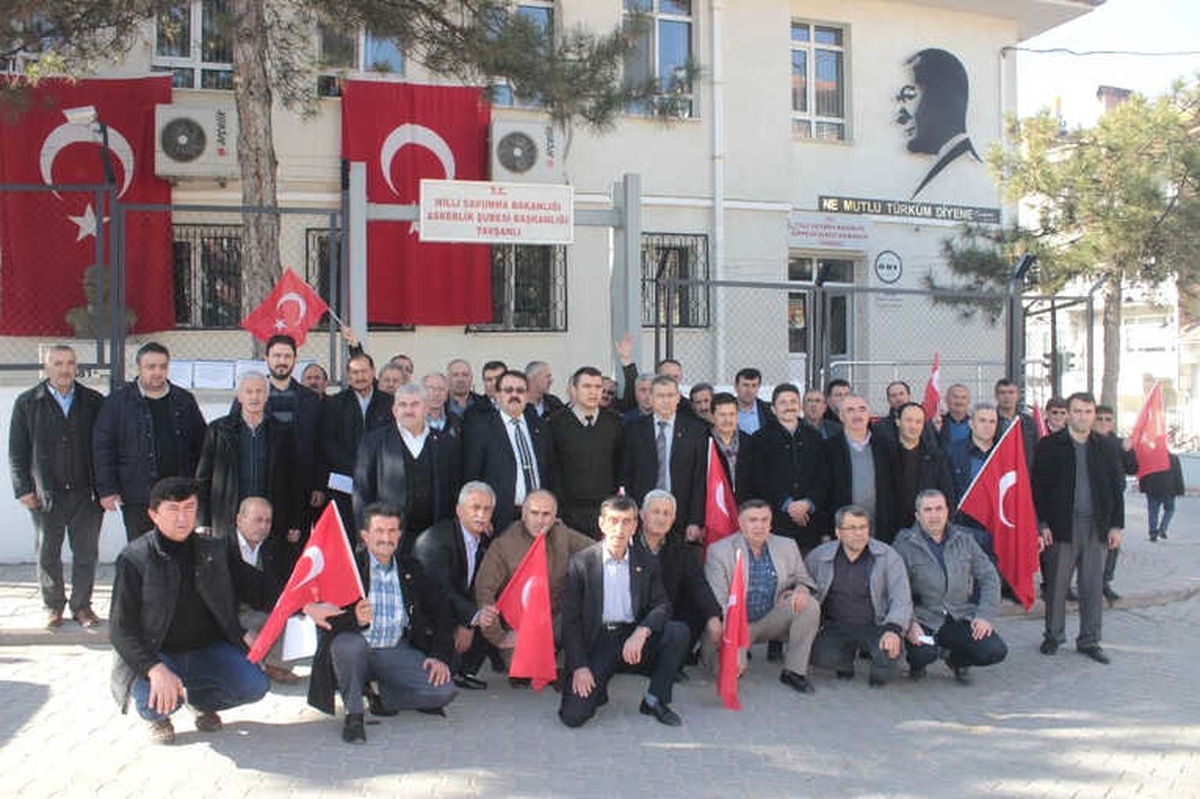 Muhtarlardan \'Zeytindalı Harekatı\'na Destek