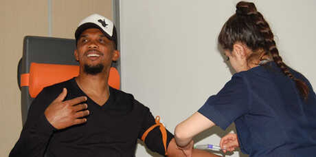 Samuel Eto\'o Sağlık Kontrolünden Geçti