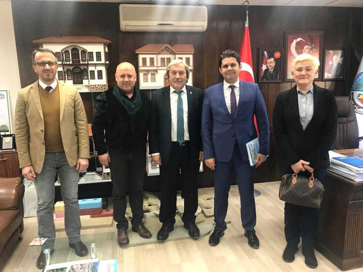 Selahattin Çetintaş Devlet Hastanesi\'ne Atanan Başhekim Özyaşar\'dan Başkan Şahin\'e Ziyaret