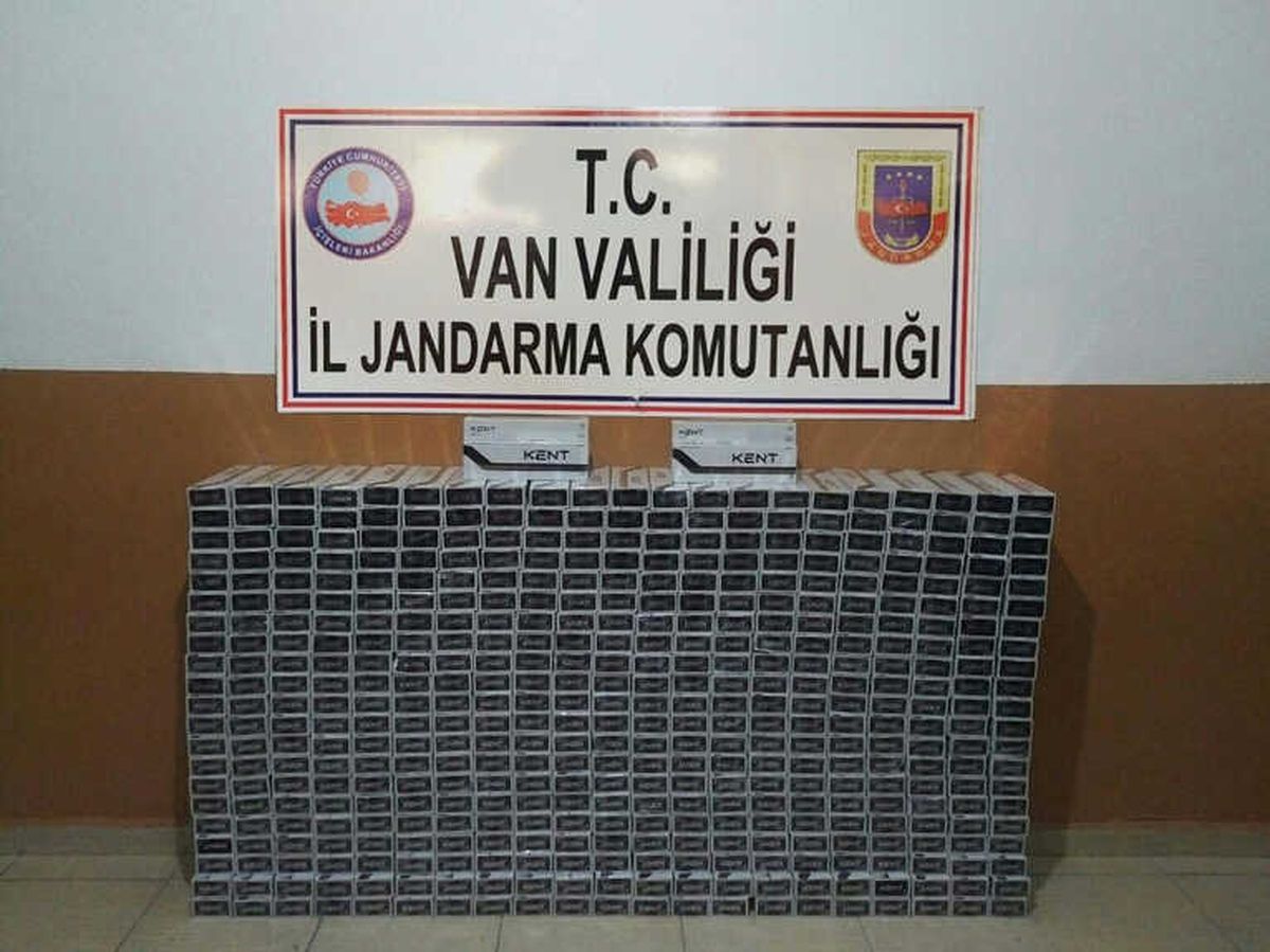 Van\'da Kaçak Sigara Operasyonu