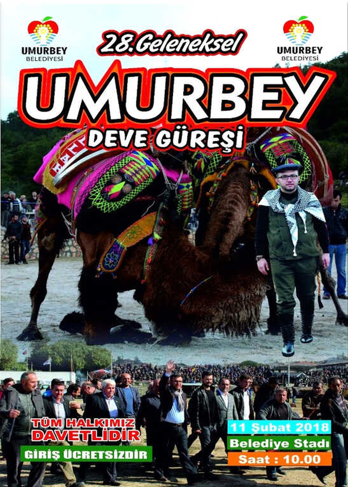 28. Geleneksel Umurbey Deve Güreşi Festivali 11 Şubat\'ta