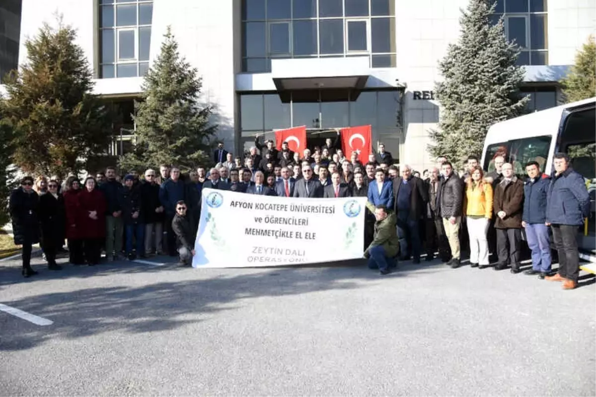 Afyon Kocatepe Üniversitesi Öğrencilerinden Afrin Harekatına Destek