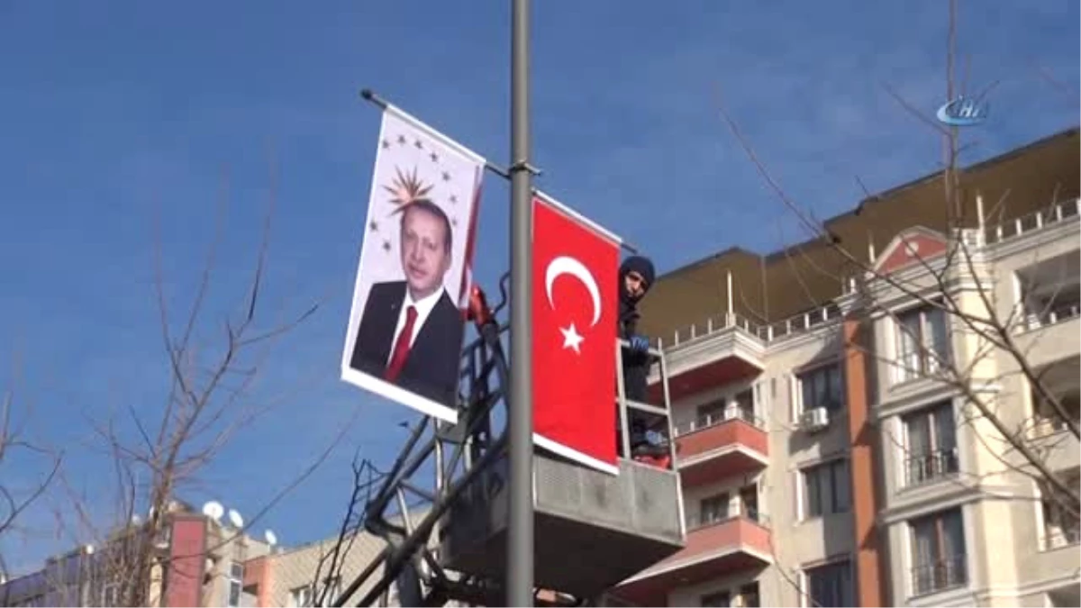 Batman Cumhurbaşkanı Erdoğan\'a Hazırlanıyor