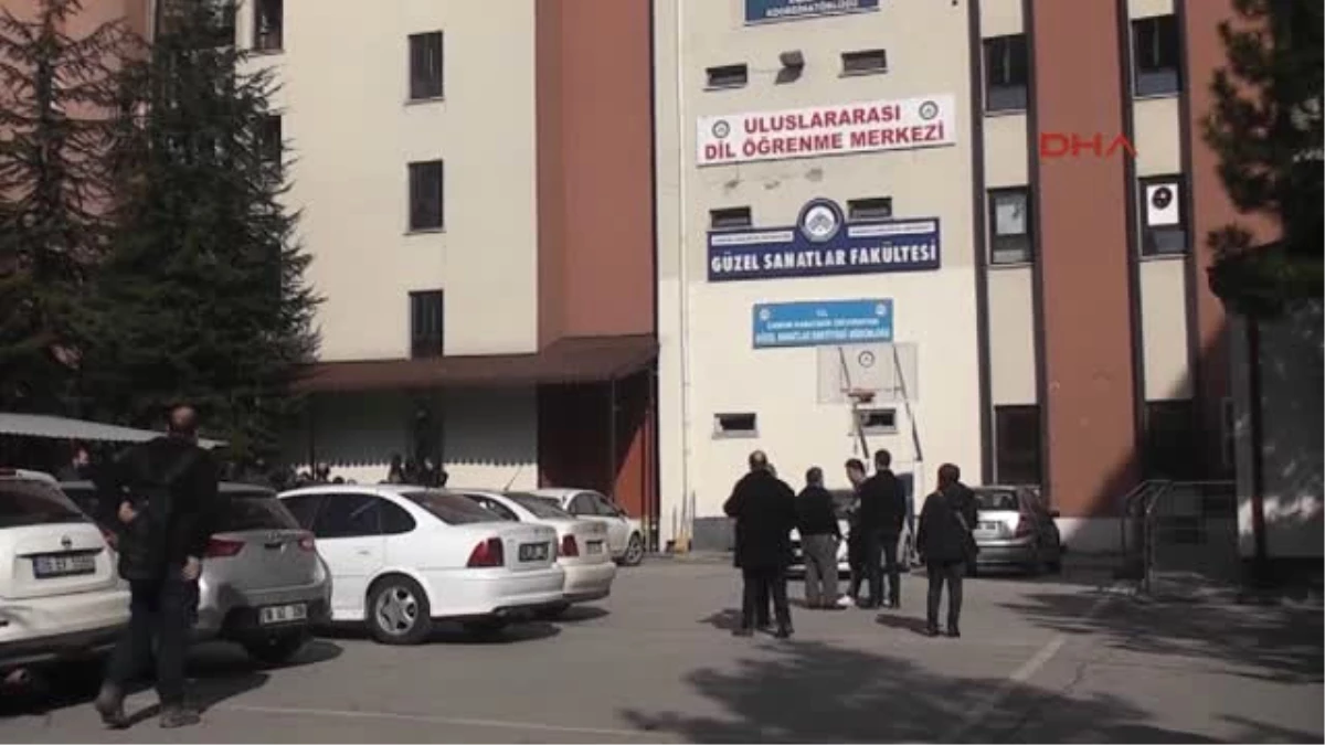 Çankırı Üniversitesinde Çıkan Yangın Korkuttu